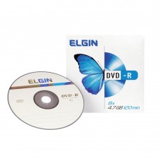 Dvd -r gravável 4.7gb 120min 16x envelope Elgin 